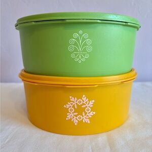 Tupperware Canisters - Lot of 2 with Lids
